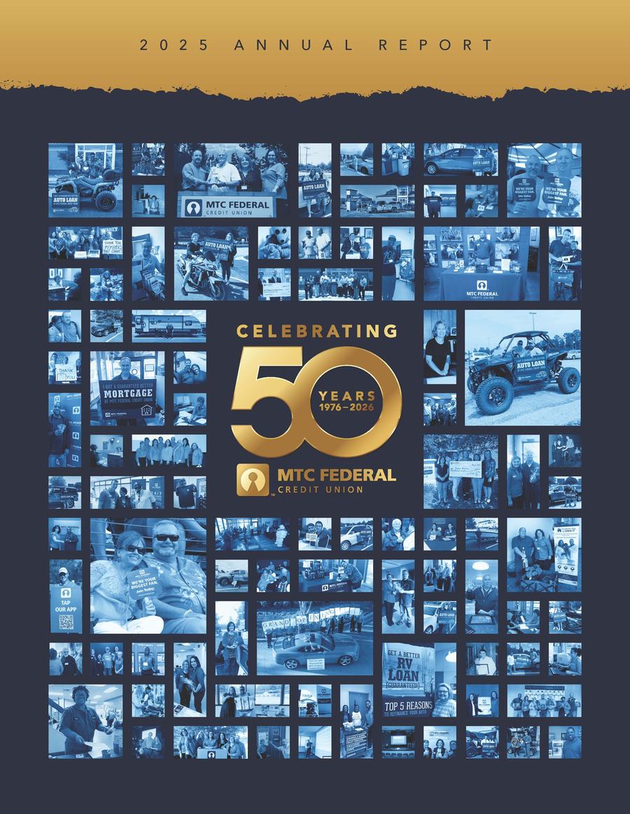 MTC Federal Credit Union 2025 Annual Report cover image