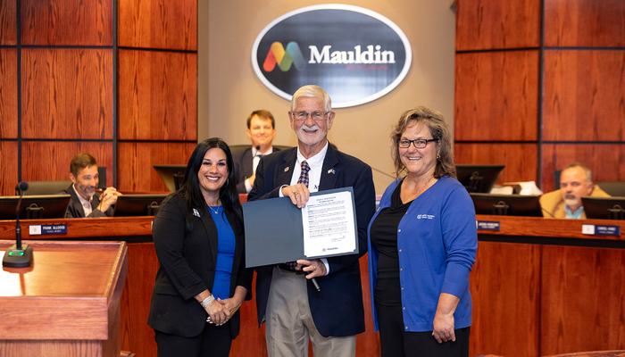 MTC Federal Receives Proclamation from the City of Mauldin